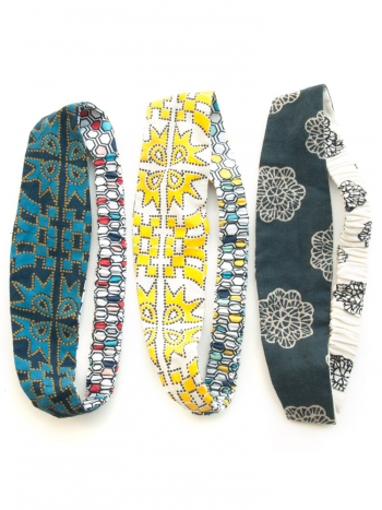 Reversible headbands from Mata Traders