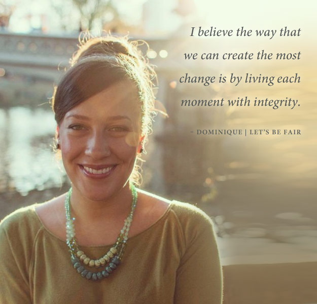 Live each moment with integrity