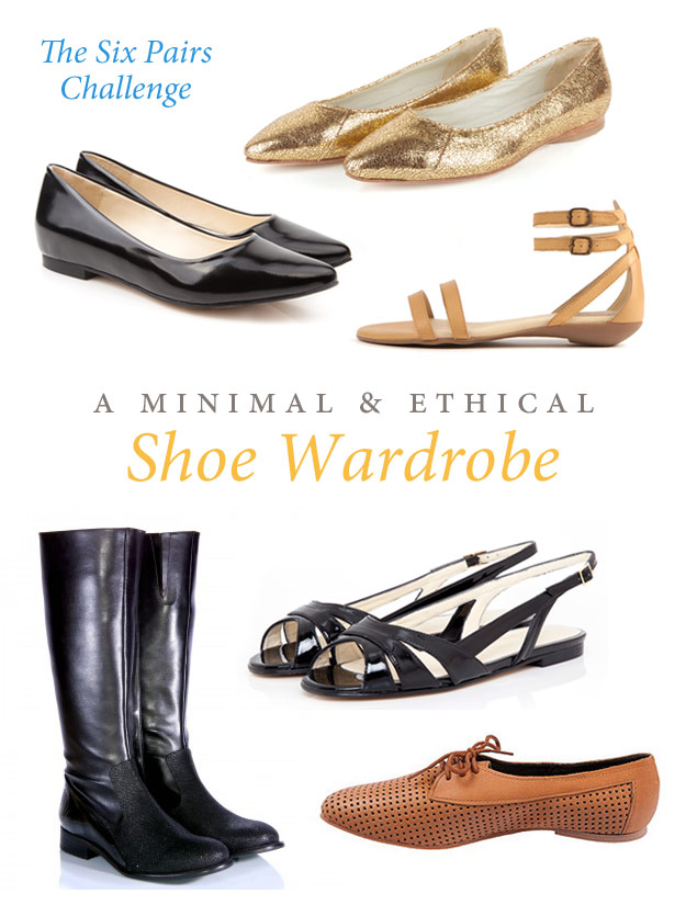 Minimal Ethical Shoe Wardrobe