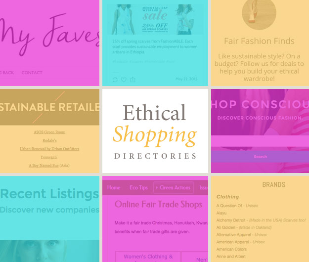 Ethical Shopping Directories header