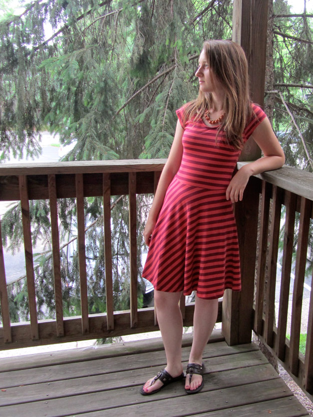 Front view of Karina Dress from Synergy Organic Clothing