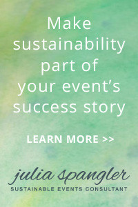 Make sustainability part of your event's success story