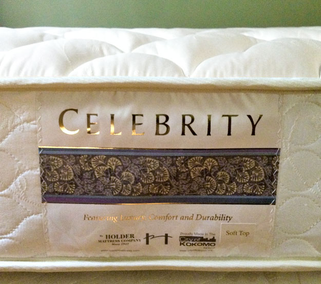 Celebrity mattress label